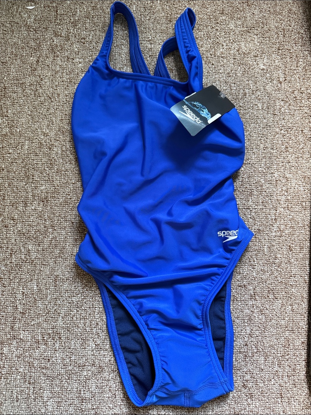 Speedo Blue Athletic One-Piece Pro LT Swimsuit 28